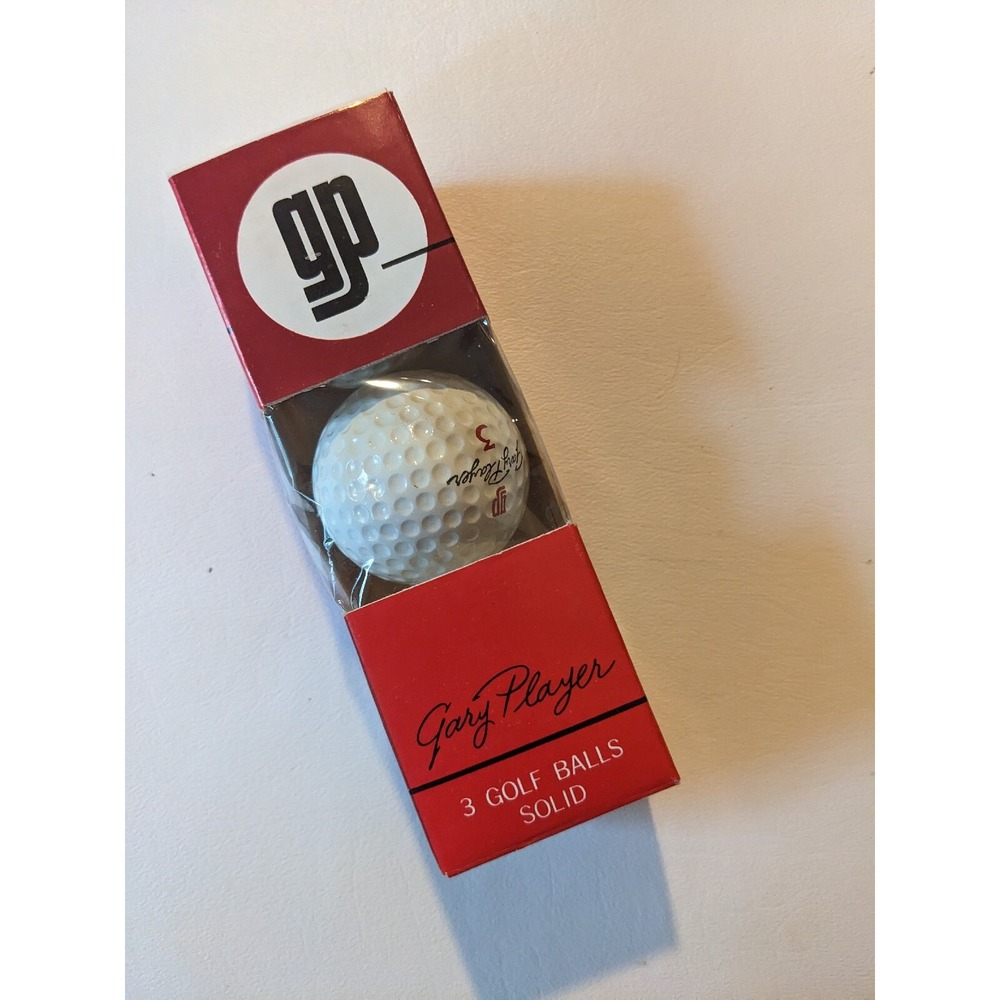 Vintage Dunlop Gary Player GP Signature Golf Balls 1 Sleeve 3 Golf Balls NEW